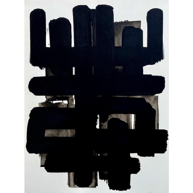 Pierre Soulages (1919-2022) Lithograph No. 3 Original lithograph, 1958 One of 500 copies on Arches vellum Printed in the...