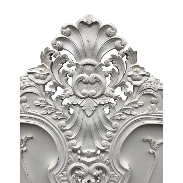 2020s French Rococo Solid Mahogany King Bed Frame For Sale - Image 5 of 9