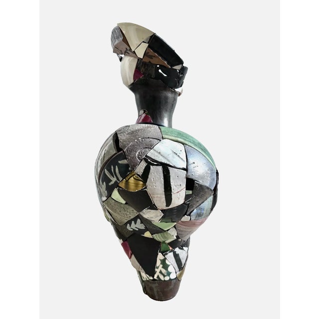 Contemporary 2022 Shard Amphora No. 15 Contemporary Multicolor Ceramic Sculpture Chase Travaille For Sale - Image 3 of 13