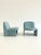 1970s Vintage Alky Chair in Baby Blue Velvet by Anonima Castelli for Artifort, 1970s For Sale - Image 5 of 15