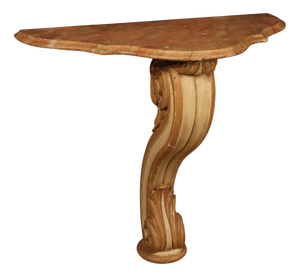 20th Century Italian Lacquered and Painted Console, 1960s