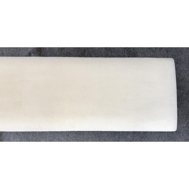 Restoration Hardware Maison Collection Fabric End-of-Bed Bench For Sale In Raleigh - Image 6 of 13