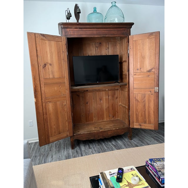 Wood 19th Century French Armoire For Sale - Image 7 of 9