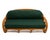 Mid Century Pretzel Sofa Four Strand Pretzel Rattan Sofa After Paul Frankl Knoll Fabric For Sale - Image 9 of 14