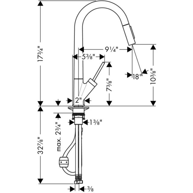 Philippe Starck Hansgrohe Axor Kitchen Faucet by Philip Starck, Germany For Sale - Image 4 of 6