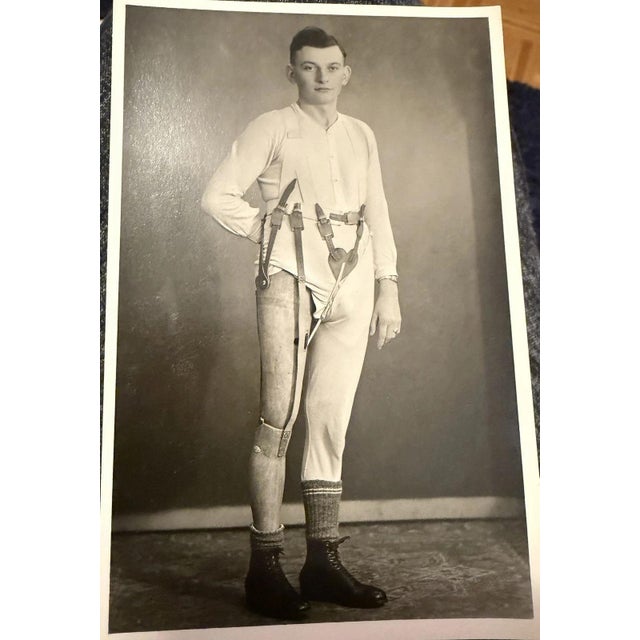 Orthopedics, Prostheses, Wooden Leg, 1930s, Photography For Sale - Image 10 of 13