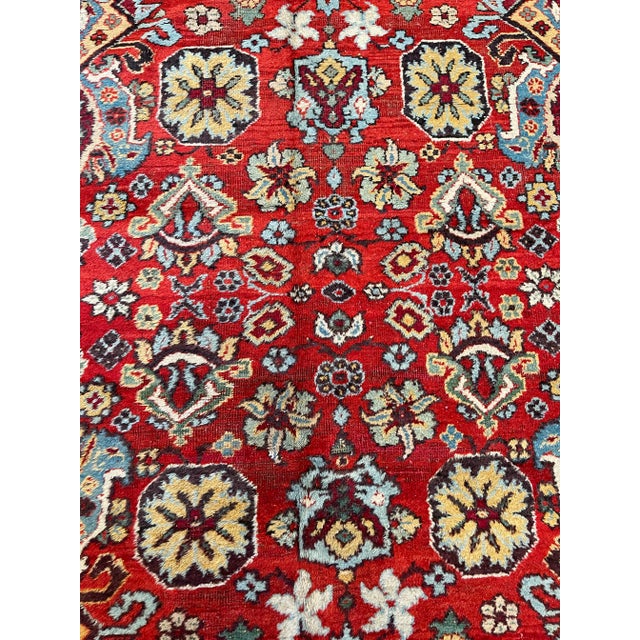Textile 1900s Antique Indian Amritsar Rug For Sale - Image 7 of 9