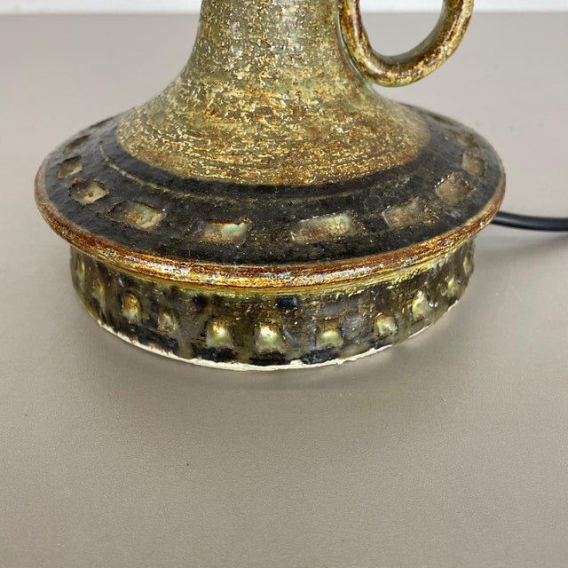 Ceramic Studio Pottery Table Light Base from Jette Helleroe Ceramics, Denmark, 1970s For Sale - Image 6 of 18
