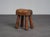 Robust Primitive Wood Stool, Europe, 1970s For Sale - Image 9 of 9