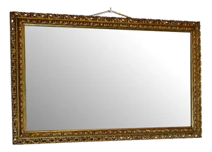 Gilt Wall Mirror, 1940s