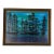 1970s Mid-Century Modern Harbor Boats Landscape Acrylic Painting on Board, Signed For Sale
