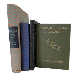 Vintage & Antique Card & Games Books- Set of 4 For Sale