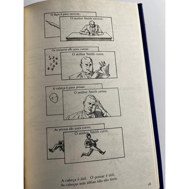 Blue 1943 Portuguese at Sight Book For Sale - Image 8 of 10