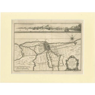 Map of Batavia Jakarta, 1750 For Sale