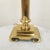 French Late 20th Century Brass Corinthian Column Table Lamp – Vintage Fluted Classical Column Lamp For Sale - Image 3 of 3
