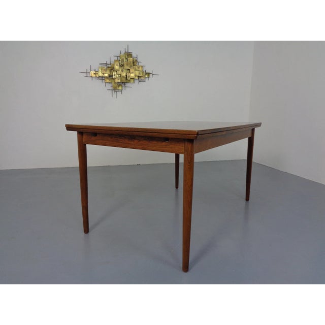 Rosewood Extendable Dining Table, Denmark, 1960s For Sale - Image 12 of 18