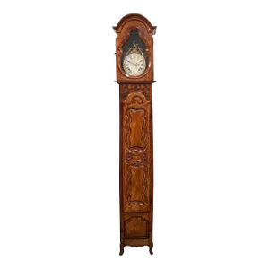 18th Century Tall French Cherry Horloge/ Case Clock