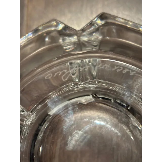 Orrefors Vintage Orrefors Corona Crystal Bowl For Sale - Image 4 of 4