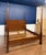 Leighton Hall Furniture Traditional Mahogany King Size Pencil Post Bed by Leighton Hall - Showroom Sample For Sale - Image 4 of 10