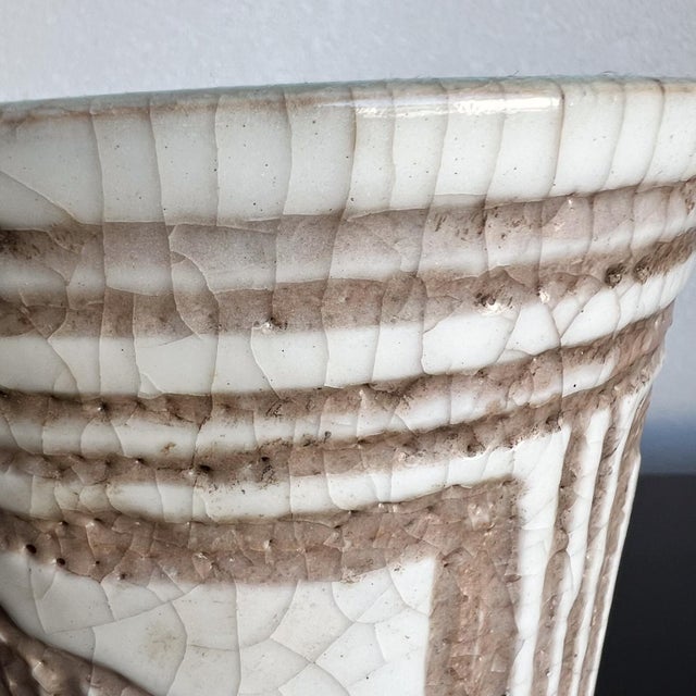 Italian Modernist Glazed Art Pottery Small Planter Pot For Sale In San Diego - Image 6 of 10