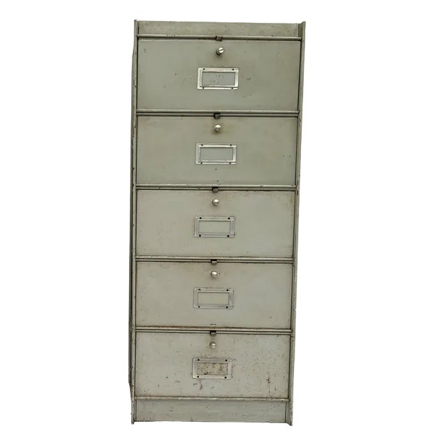 Industrial Cabinet in Metal, 1950 For Sale