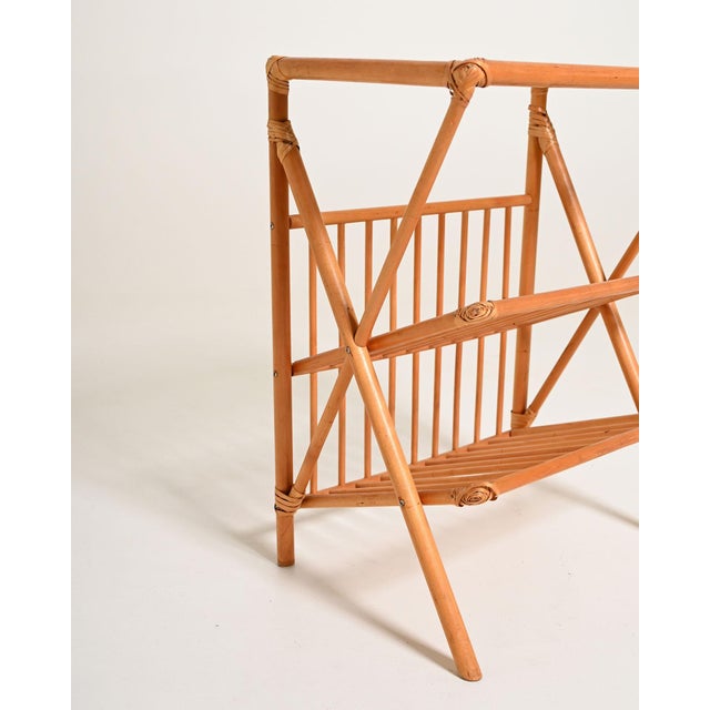Vintage Scandinavian Magazine Rack, 1960s For Sale - Image 6 of 9
