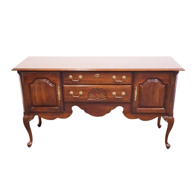 Traditional Kincaid Furniture Solid Cherry Traditional Style 60" Sideboard Buffet 6-88-090 For Sale - Image 3 of 14