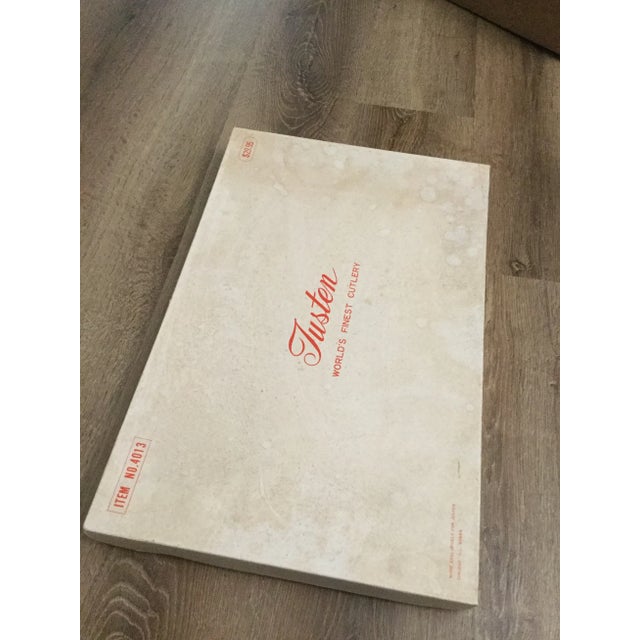 Silver Vintage Chef Master Steel Cutlery Set of Six For Sale - Image 8 of 9