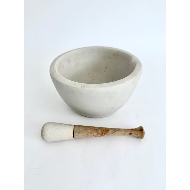 Early 1900s Standard Trenton Mortar & Pestle For Sale - Image 4 of 7