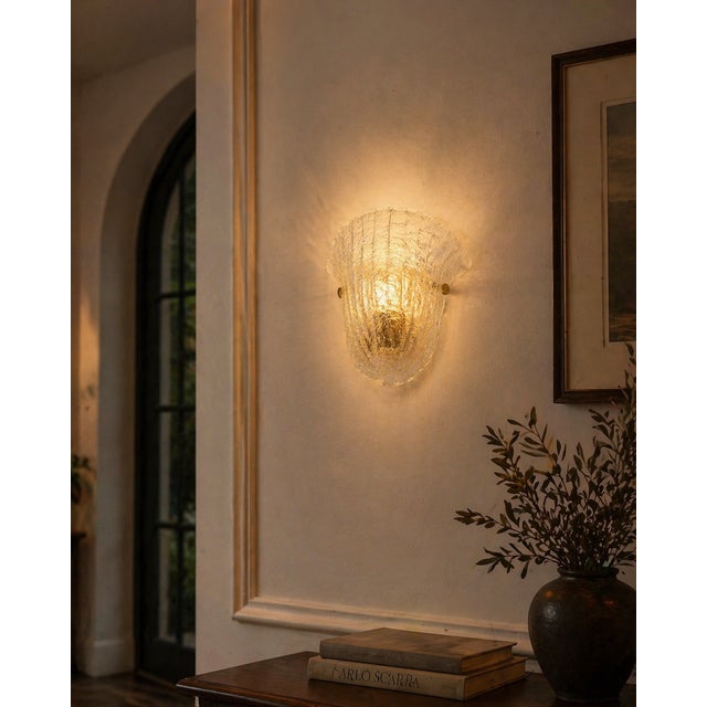 Metal Wall Light in Murano Glass from Italamp, 1980s For Sale - Image 7 of 7