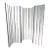 Vintage Henredon Mirrored Folding Screen / Room Divider — Hollywood Regency Glam For Sale