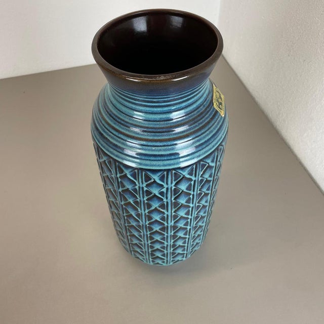 Large Brutalist Fat Lava Ceramic Vase from Carstens Tönnieshof, Germany, 1970s For Sale - Image 16 of 18