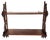 Brown Antique American Mahogany Victorian Pierce Carved Wall Shelf 3 Tier Bookshelf For Sale - Image 8 of 8