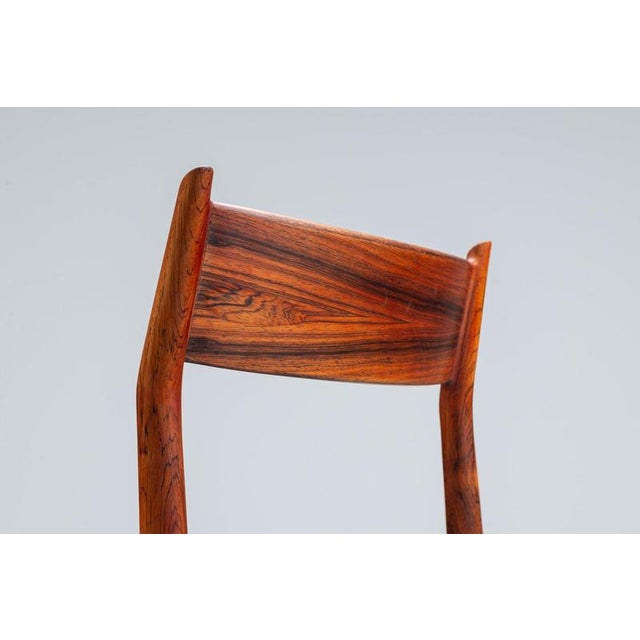 Model 418 Dining Chairs in Rosewood by Arne Vodder for Sibast Mobler, Denmark, 1960, Set of 8 For Sale - Image 13 of 17