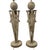 Baroque Late 20th Century Neoclassical Faux Stone Metal Table Lamps With Acanthus Leaf & Orb Accents - Pair For Sale - Image 3 of 11