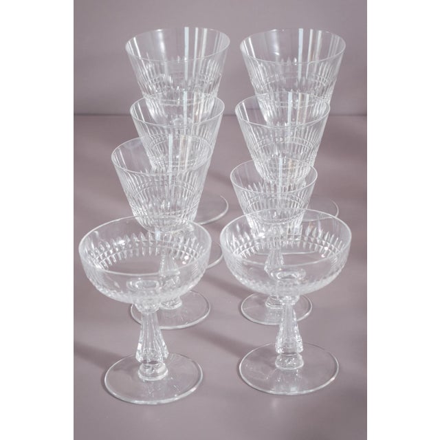 White Vintage Drinking Glasses, 1920s, Set of 43 For Sale - Image 8 of 12