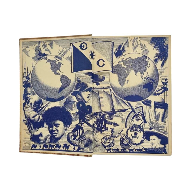 Mid-Century Modern Signed the Explorers Club Through Hell and Highwater 1941 Book For Sale - Image 3 of 18