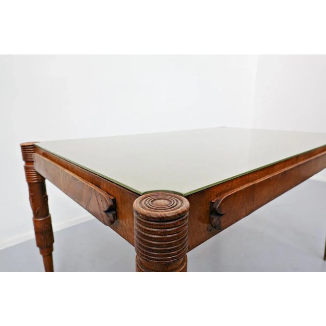 1940s Italian Extendable Dining Table by Pier Luigi Colli, 1940s For Sale - Image 5 of 17