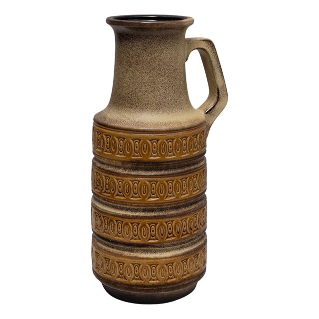 20th Century German 'W. Germany' Ceramic Vase For Sale