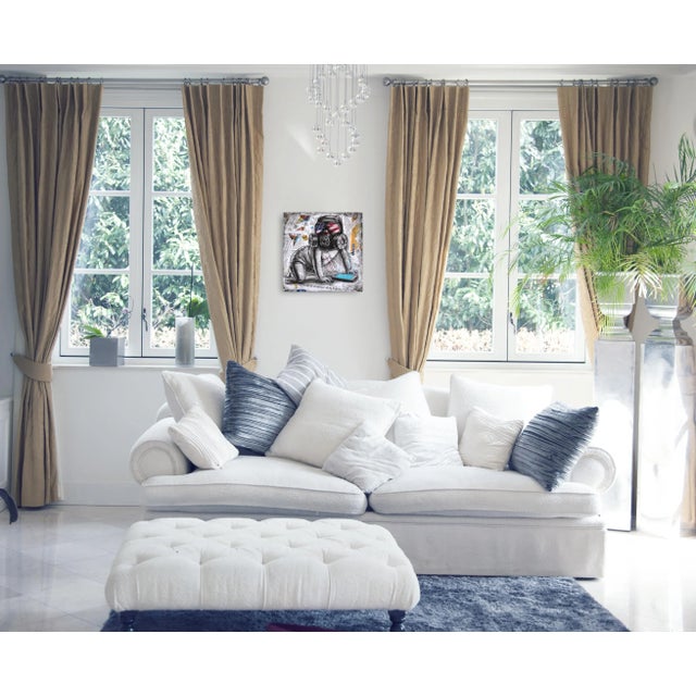 Charcoal "Knowing the Difference" Original Artwork by Robert Lebsack For Sale - Image 8 of 9