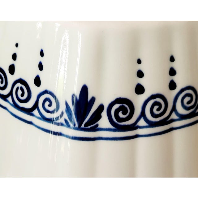 Antique Hand-Painted Delft Blue Vase, Holland, 19th Century For Sale - Image 11 of 18