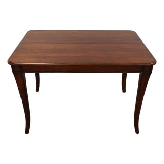 Vintage Queen Anne Extendable Dining Table For Sale