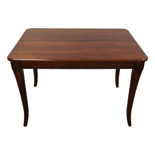 Vintage Queen Anne Extendable Dining Table For Sale