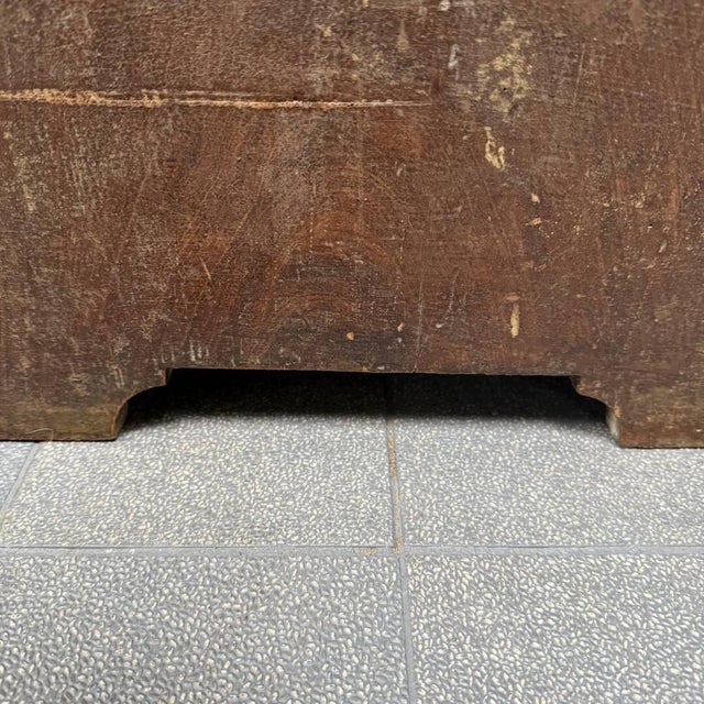 Antique Brown Painted Chest For Sale - Image 15 of 16