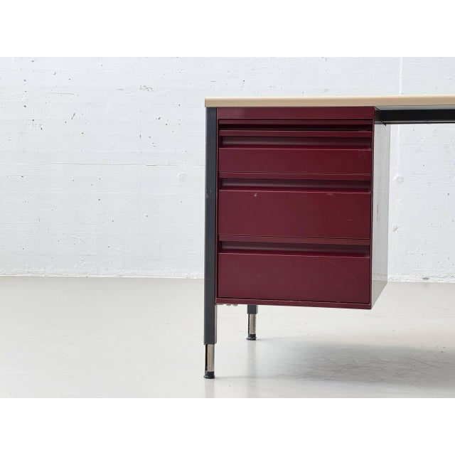 Bigla Desk in Tubular Steel with Metal Frame, 1970s For Sale - Image 16 of 18