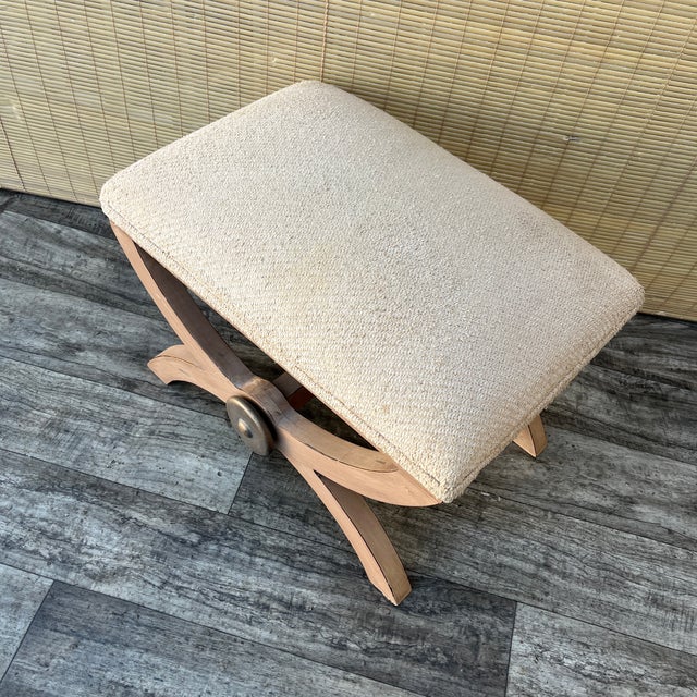 Early 21st Century Art Deco Revival Ottoman / Footstool by Kreiss Collection Furniture. For Sale In Miami - Image 6 of 18