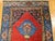 19th Century Vintage Persian Bidjar Gallery Rug, Hand-Knotted Wool, Geometric Pattern, Carnelian Red & Blue, 5x9 For Sale - Image 5 of 18