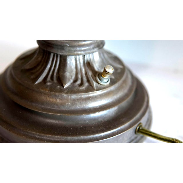 1920s Neoclassical Revival Bronze Table Lamp For Sale In Los Angeles - Image 6 of 11