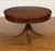 This is a Classic Traditional Round Mahogany Drum Table by Leighton Hall. It features a leather top, four dovetailed...