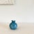 English Petite Pomegranate Bud Vase | Light Blue, Made in Italy For Sale - Image 3 of 9